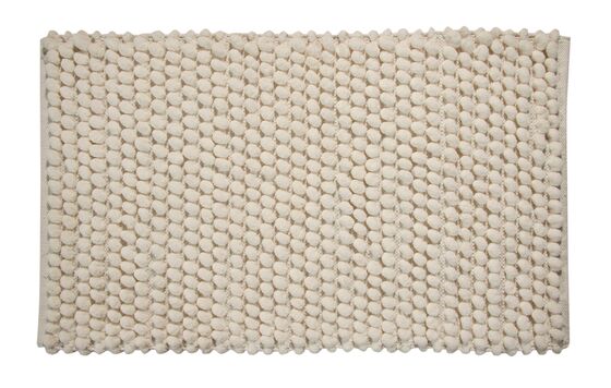 Bath Rug :: Saffron Fabs 50x30 Inches Microfiber Bubbles Bath Rug Ivory