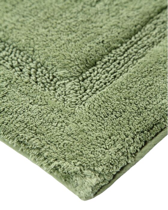 Bath Rug Saffron Fabs 50x30 Inches 100 Cotton Sage Green Regency